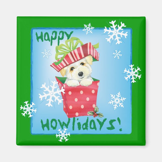Imán Feliz Howliday Coton (Frente)