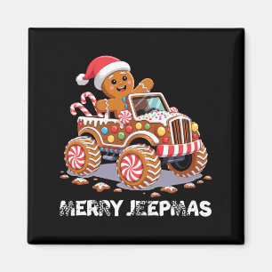 Imán Feliz Jeepmas Luz Fea Reno Navidad Largo S