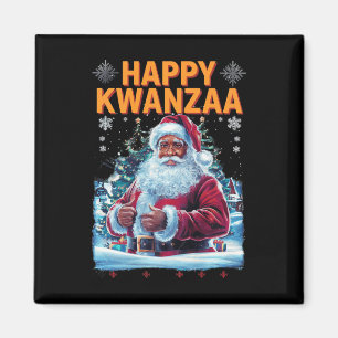 Imán Feliz Kwanzaa Feliz Navidad African American Hoi