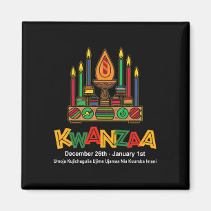 Imán Feliz Kwanzaa Siete Principios De Kwanzaa - Kinara