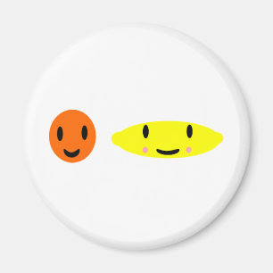 Imán Feliz limón y Naranja 2