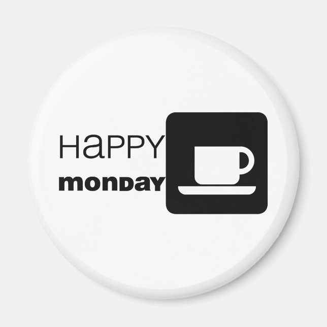 Imán ¡Feliz lunes Humor! (Frente)