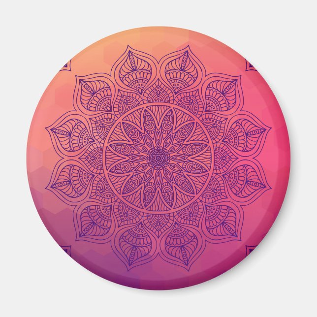 Imán Feliz mandala (Frente)