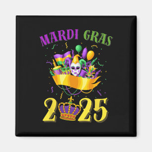 Imán Feliz Mardi Gras 2025 Carnaval de té Mardi Gras 20