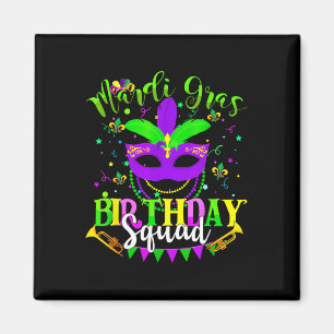 Imán Feliz Mardi Gras Cumpleaños Mardi Gras Viaje en qu