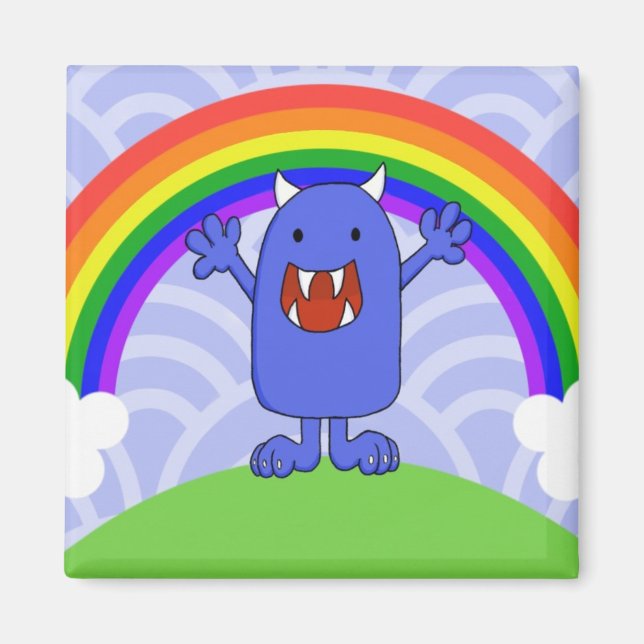 Imán Feliz monstruo (Frente)