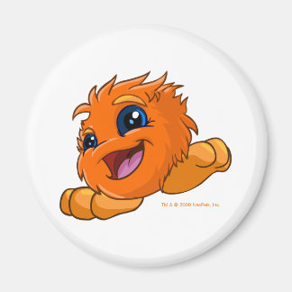 Imán Feliz naranja JubJub