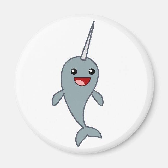 Imán Feliz Narwhal (Frente)