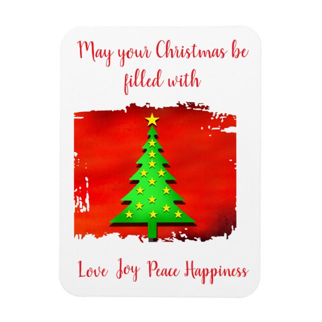 Imán Feliz Navidad  (Vertical)