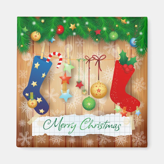 Imán Feliz Navidad (Frente)