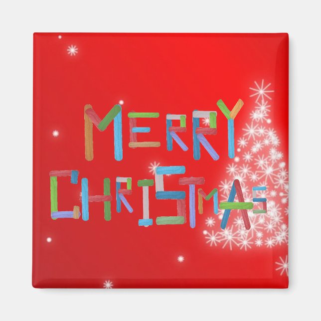 Imán Feliz Navidad (Frente)