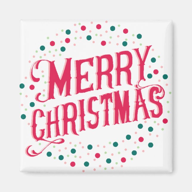 Imán Feliz Navidad (Frente)
