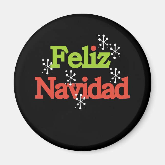 Imán Feliz Navidad (Frente)