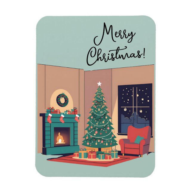 Imán Feliz Navidad (Vertical)