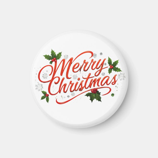 Imán Feliz Navidad (Frente)