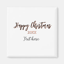 Imán Feliz Navidad a los detalles del año negro holi