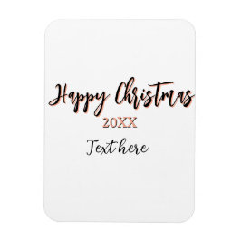 Imán Feliz Navidad a los detalles del año negro holi