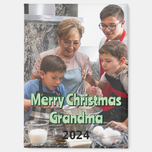 Imán Feliz Navidad Abuela 2024 Magnet