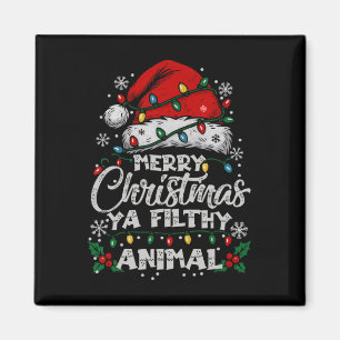Imán Feliz Navidad Animal Sucio Ya Disfraz A Juego 