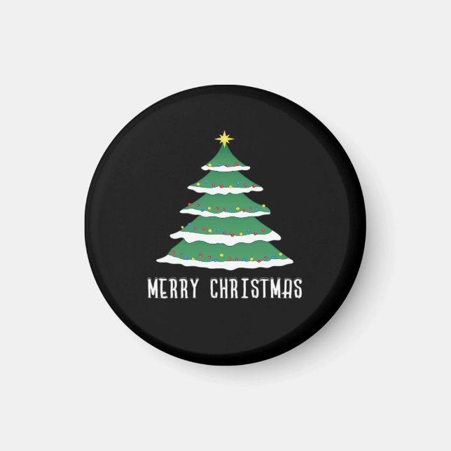 Imán Feliz Navidad Clásico (Frente)