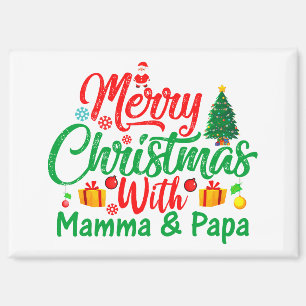Imán Feliz Navidad con Mamma y Papa-42705