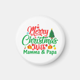 Imán Feliz Navidad con Mamma y Papa-42705