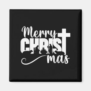 Imán Feliz Navidad Cristiana Navidad Jesucristo Navidad