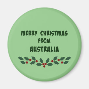 Imán Feliz Navidad desde Australia