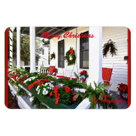 Imán Feliz Navidad desde la Sunny St Augustine Florida