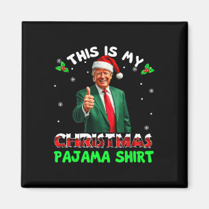 Imán Feliz Navidad, Donald Trump Santa, este es mi Navi