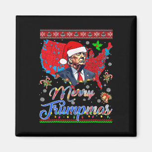 Imán Feliz Navidad Donald Trump Santa Familia Navidad