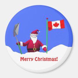 Imán Feliz Navidad en Canadá