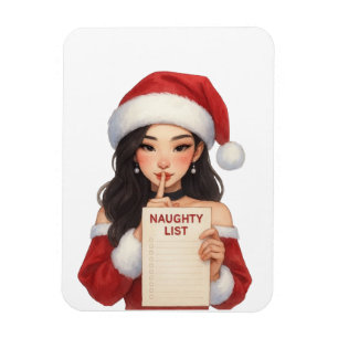 Imán Feliz Navidad estás en mi lista de traviesos