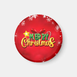 Imán Feliz Navidad Feliz Navidad Navidad Diversión Verd