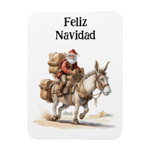 Imán Feliz Navidad frpm en el suroeste de Santa Elena