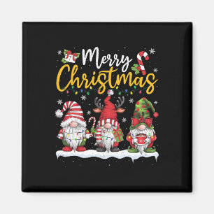 Imán Feliz Navidad Gnomes Lover Xmas Familiares Hombres
