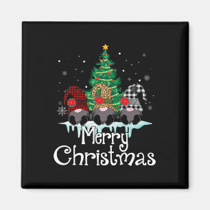 Imán Feliz Navidad Graciosa Familia coincidiendo con Na