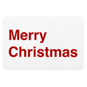 Imán Feliz Navidad Helvetica