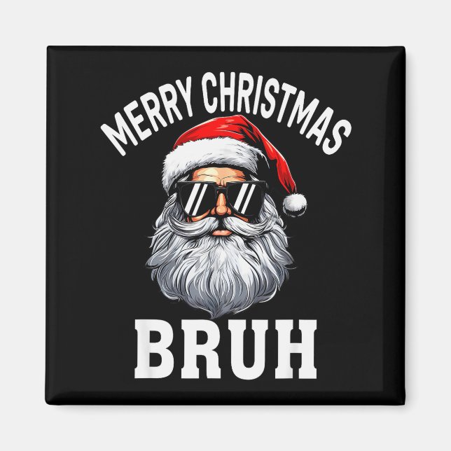 Imán Feliz Navidad Hermano Meme Dicho Divertido Para He (Frente)