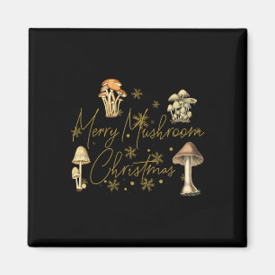 Imán Feliz Navidad Hongo