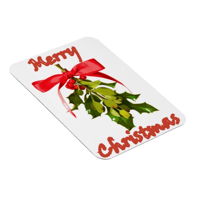 Imán feliz navidad mistletoe (Lado Derecho)