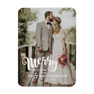 Imán Feliz Navidad   Navidades fotográficos Bodas