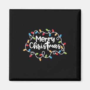 Imán Feliz Navidad Nochebuena alumbra a la familia Paja