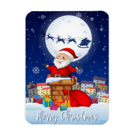 Imán Feliz Navidad Papá Noel