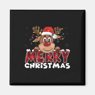 Imán Feliz Navidad Renos Hombres Mujeres Matando