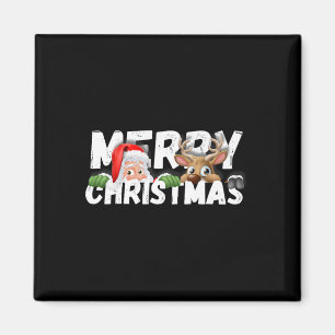 Imán Feliz Navidad Santa
