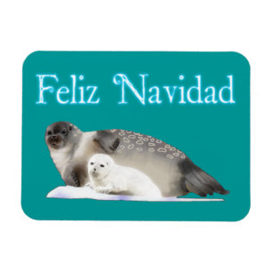 Imán Feliz Navidad - Sello de anillo