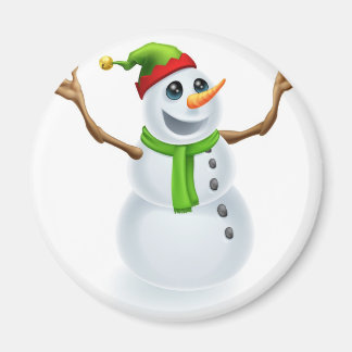 Imán Feliz Navidad Snowman