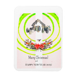 Imán Feliz Navidad! Tarjeta
