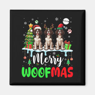 Imán Feliz navidad tres Santa Springer